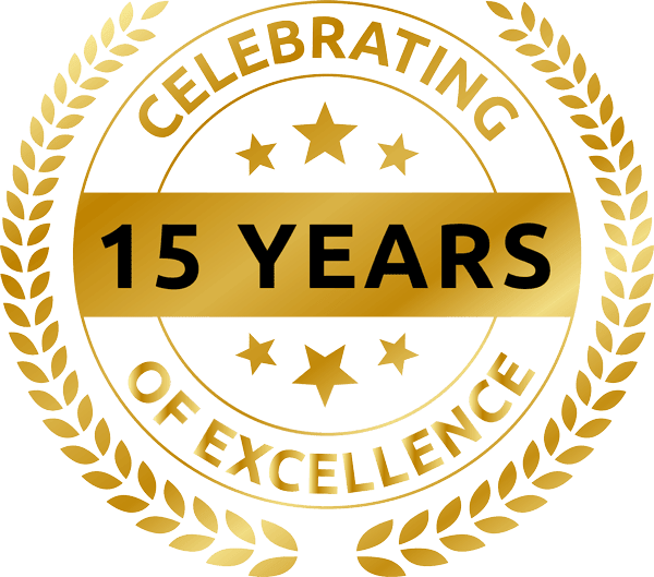 15 Years Excellence Badge