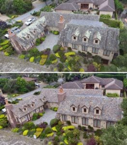Del monte forest slate roof restration