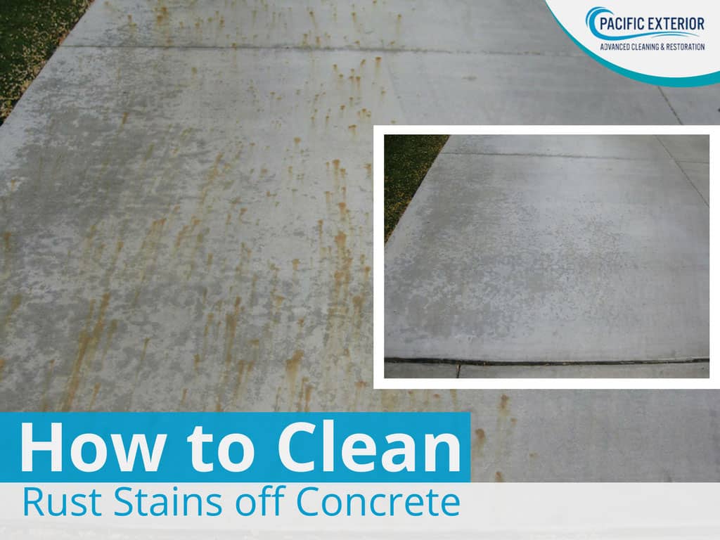 How To Clean Rust Stains Off Concrete Pacific Exterior