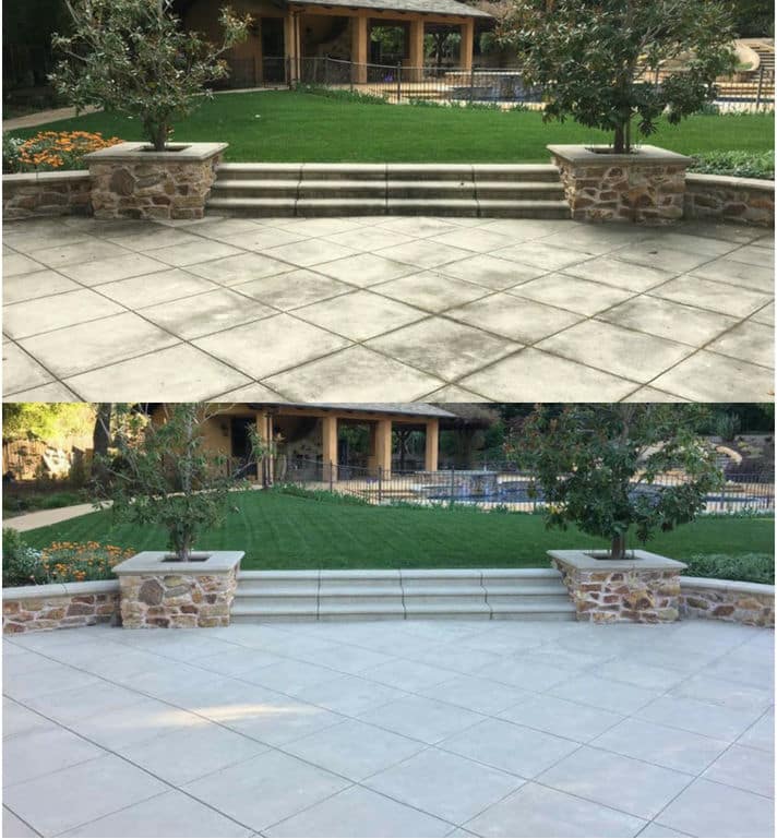 Modern hard surface and decorative concrete cleaning
