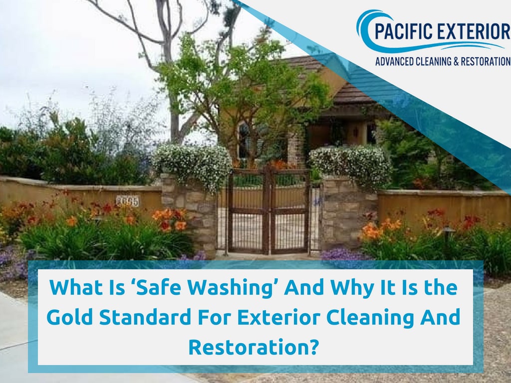 Safe wash exterior cleaning and restoration
