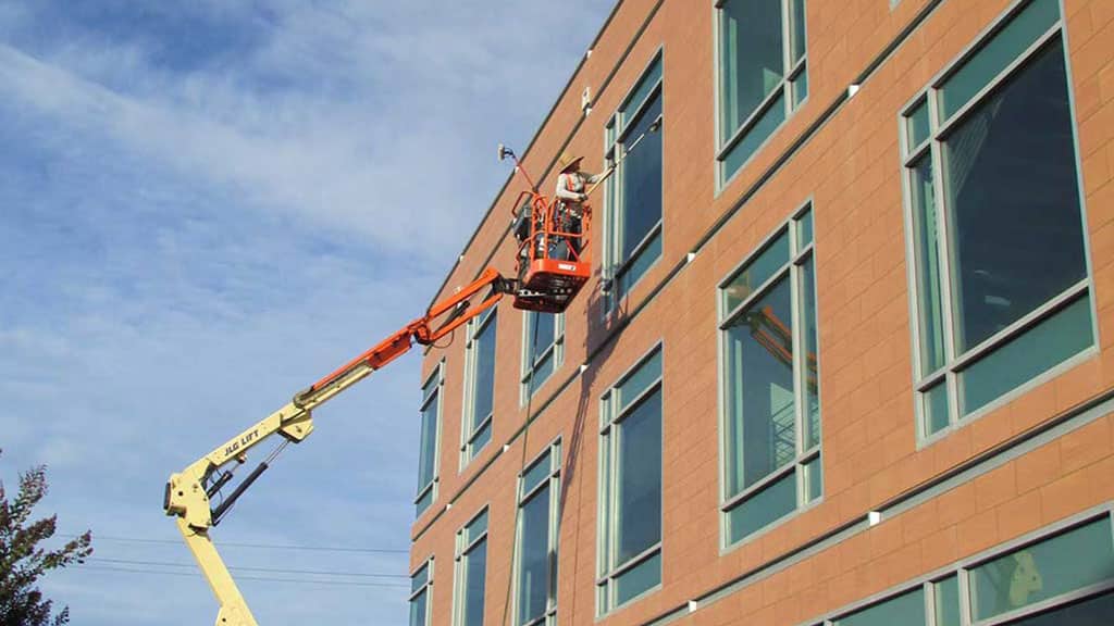Glass cleaning after pacific exterior santa cruz ca