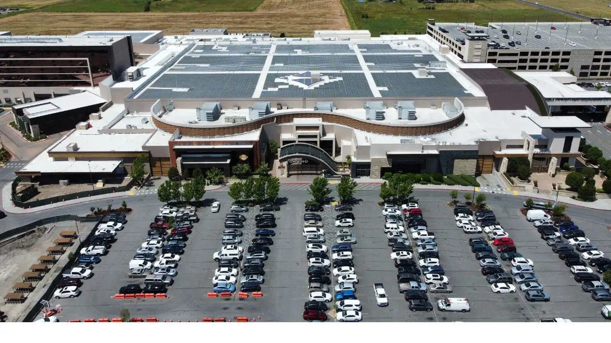 Aerial view of graton resort and casino — large-scale commercial exterior cleaning and restoration — pacific exterior