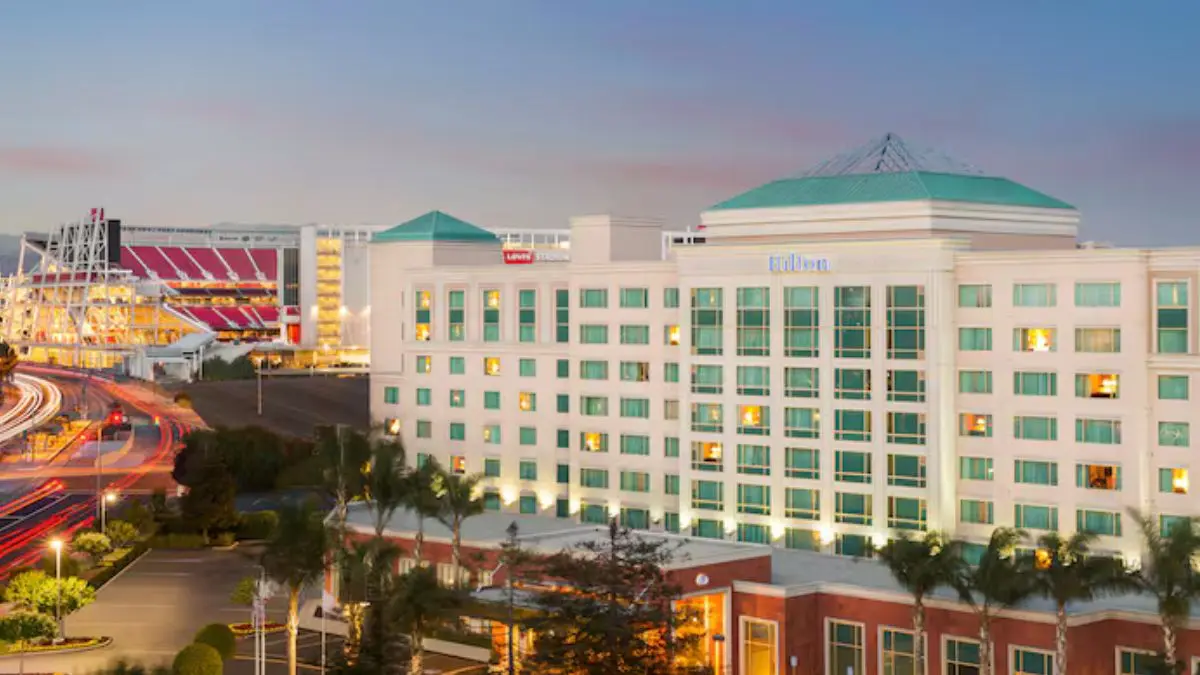 Hilton hotel at levi's stadium santa clara exterior restoration — pacific exterior