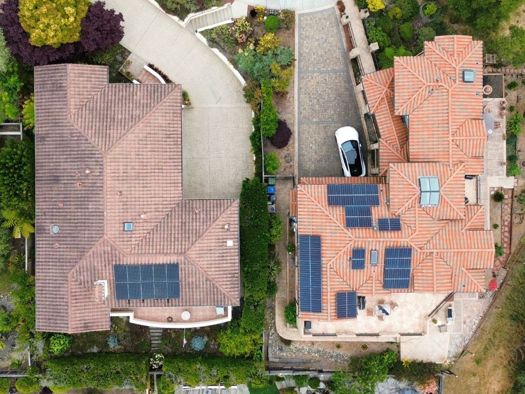 Why You Should Never Power Wash Your Concrete Tile Roof 2 Pressured washed roof vs safe washed roof