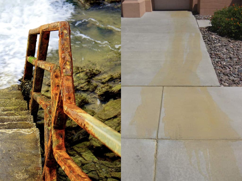 Rust vs. Rust stains